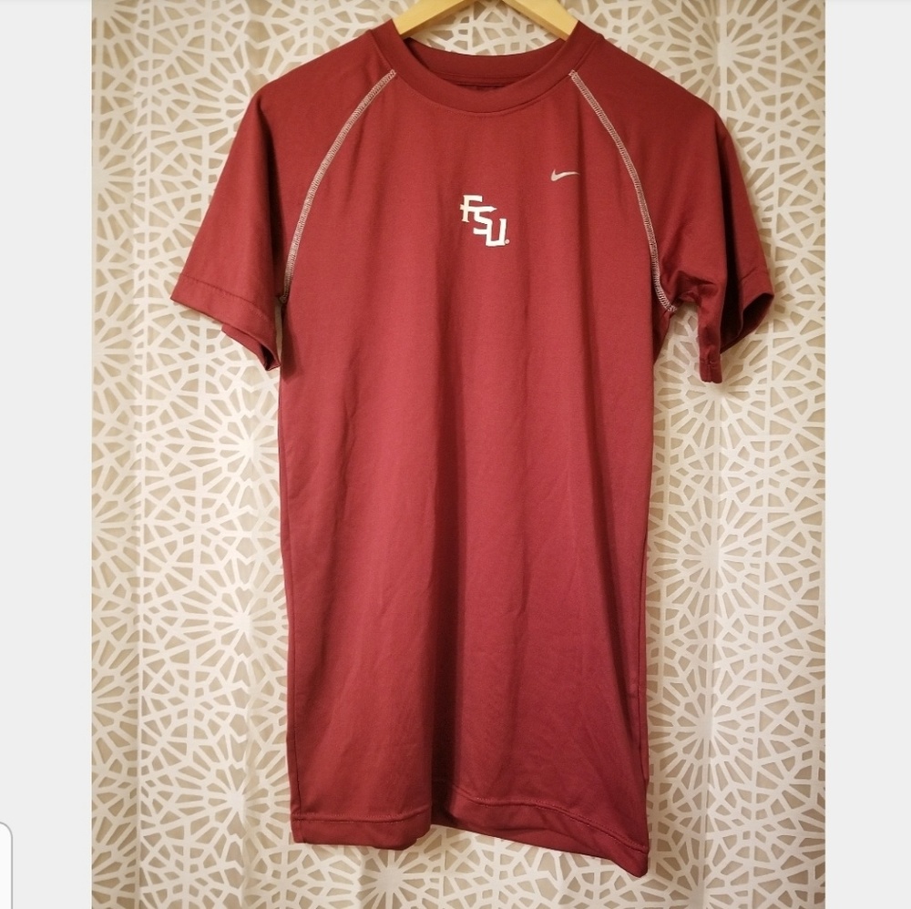 Nike FSU garnet short sleeve athletic shirt Large